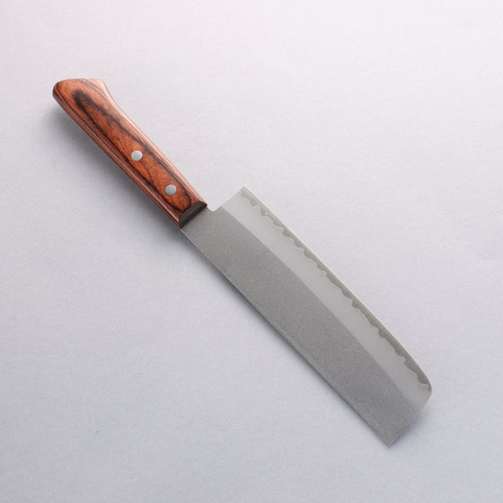 Kunihira VG1 Nashiji Usuba 165mm Mahogany Handle - Seisuke Knife