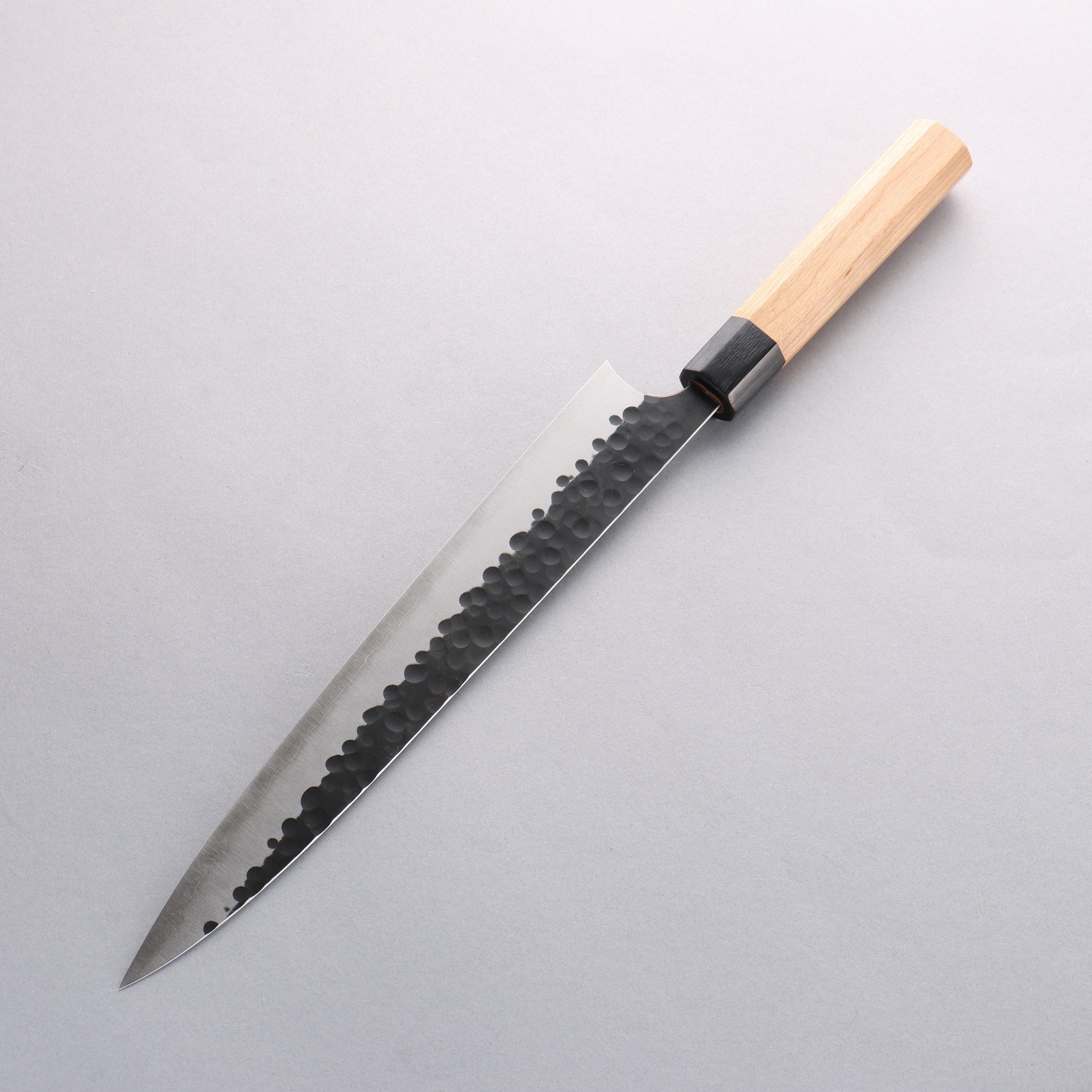 Masakage Koishi Blue Super Kurouchu Sujihiki 270mm American Cherry Handle - Seisuke Knife