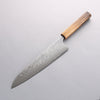 Anryu VG10 Migaki Finished Damascus Gyuto 240mm Oak Handle - Seisuke Knife - Slide 11