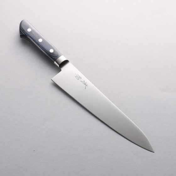 Seisuke Seiten Molybdenum Gyuto 210mm Navy blue Pakka wood Handle - Seisuke Knife