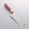 Seisuke Stainless Steel 440C Nakiri 165mm Purpleheart (Ferrule: Oak) Handle - Seisuke Knife - Slide 1