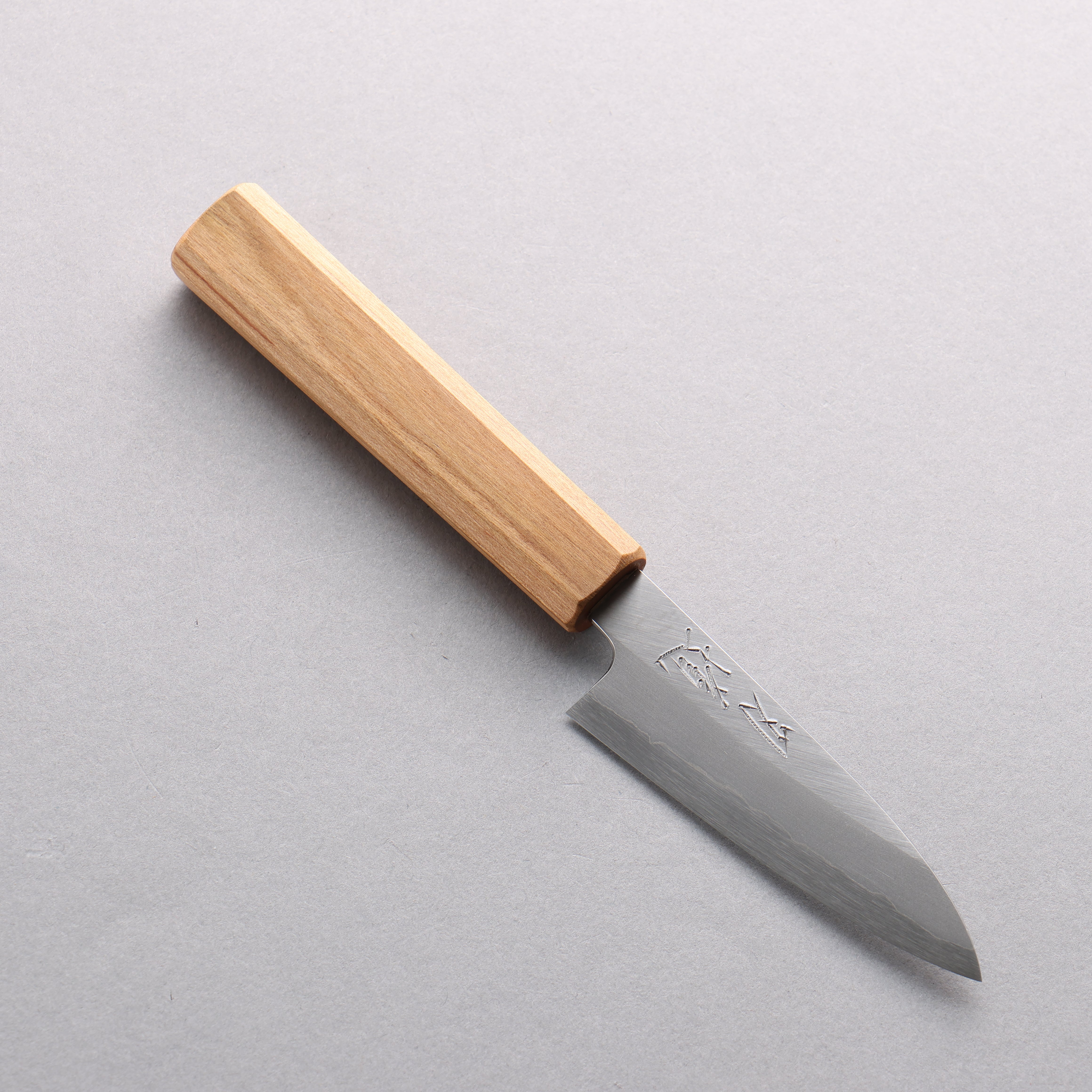 Hado Silver Steel No.3 Migaki Paring 90mm Cherry Handle - Seisuke Knife