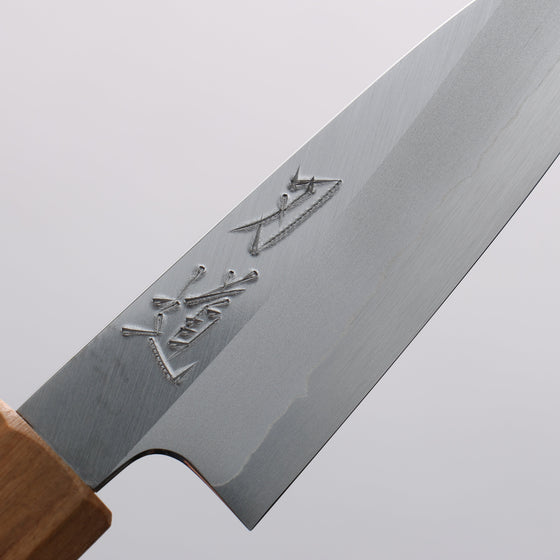 Hado Silver Steel No.3 Migaki Finished Paring 90mm Cherry Tree Handle - Seisuke Knife