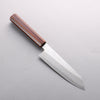 Hado Silver Steel No.3 Migaki Finished Kiritsuke Santoku 180mm Lacquered (Kijiro-nuri) Handle - Seisuke Knife - Slide 1