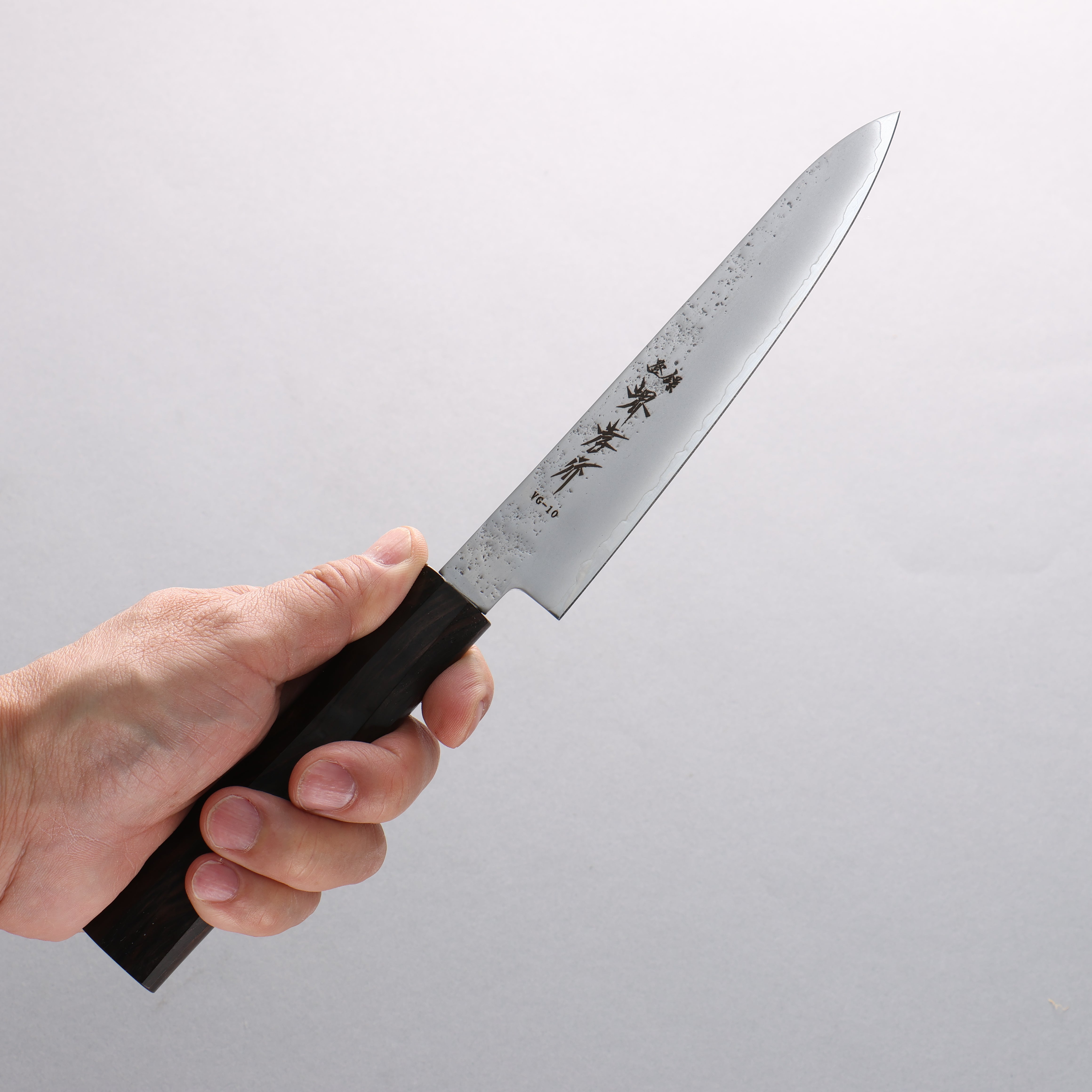 Sakai Takayuki VG10 Nashiji Petty-Utility 150mm Ebony Wood Handle - Seisuke Knife