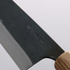 Seisuke Blue Super Black Finished Bunka 180mm Purpleheart (Ferrule: Oak) Handle - Seisuke Knife - Slide 4