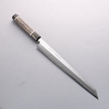  Sakai Takayuki Byakko White Steel No.1 Kiritsuke Yanagiba 300mm Stabilized wood Handle with Sheath - Seisuke Knife