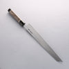 Sakai Takayuki Byakko White Steel No.1 Kiritsuke Yanagiba 300mm Stabilized wood Handle with Sheath - Seisuke Knife - Slide 8