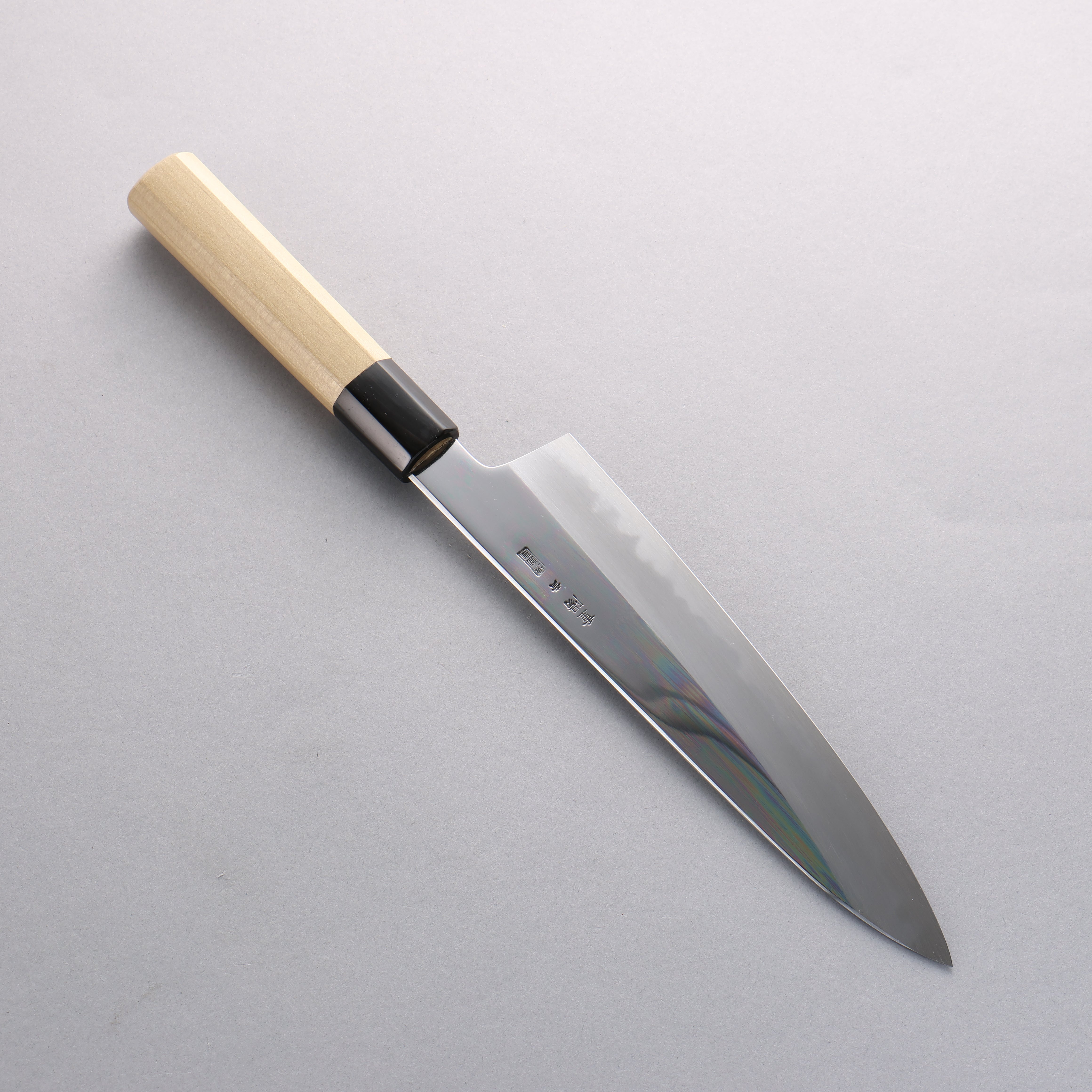 Choyo Blue Steel No.1 Mirrored Finish Gyuto Magnolia Handle - Seisuke Knife