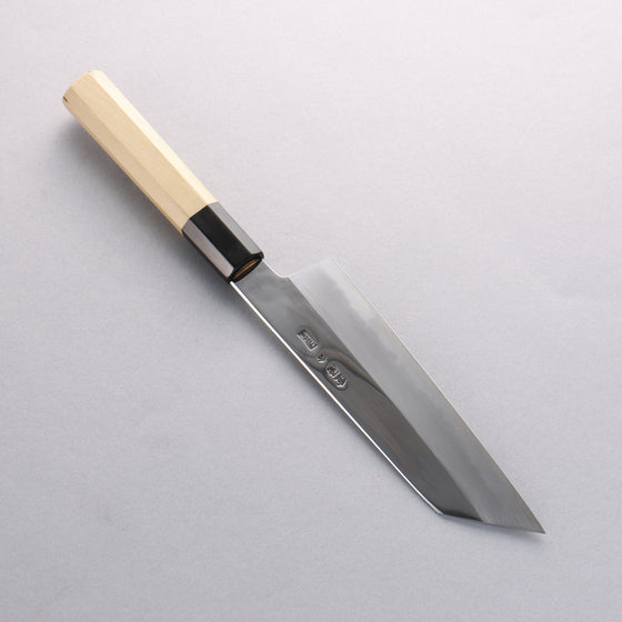 Choyo Blue Steel No.1 Mirrored Finish Kiritsuke Santoku 180mm with Magnolia Handle - Seisuke Knife