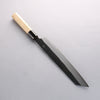 Kikuzuki White Steel No.2 Black Finished Kiritsuke Gyuto 270mm Magnolia Handle - Seisuke Knife - Slide 12