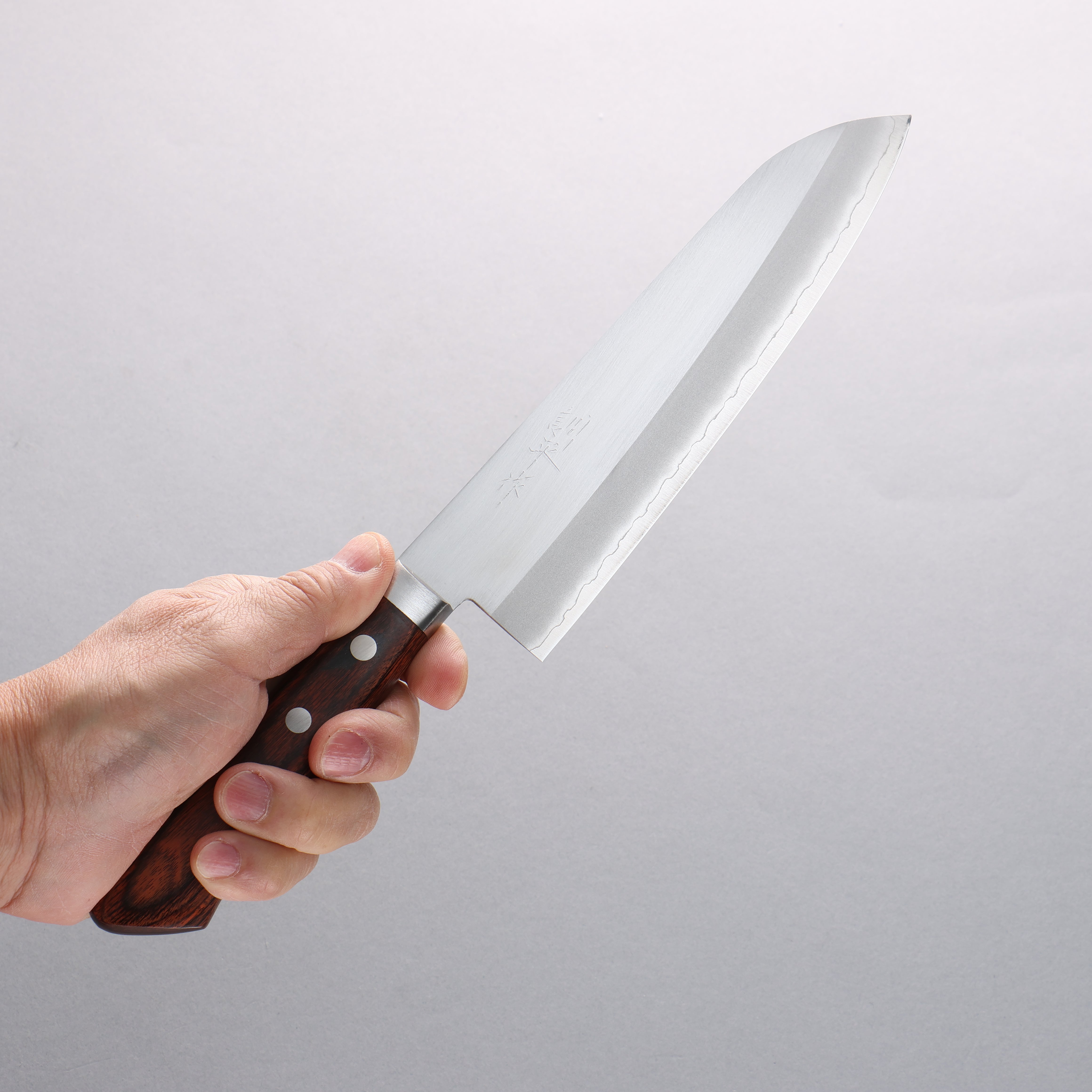 Kunihira VG1 Migaki Finished Gyuto 180mm Mahogany Pakkawood Handle - Seisuke Knife