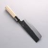 Kikuzuki White Steel No.2 Black Finished Nakiri 180mm Magnolia Handle - Seisuke Knife - Slide 11