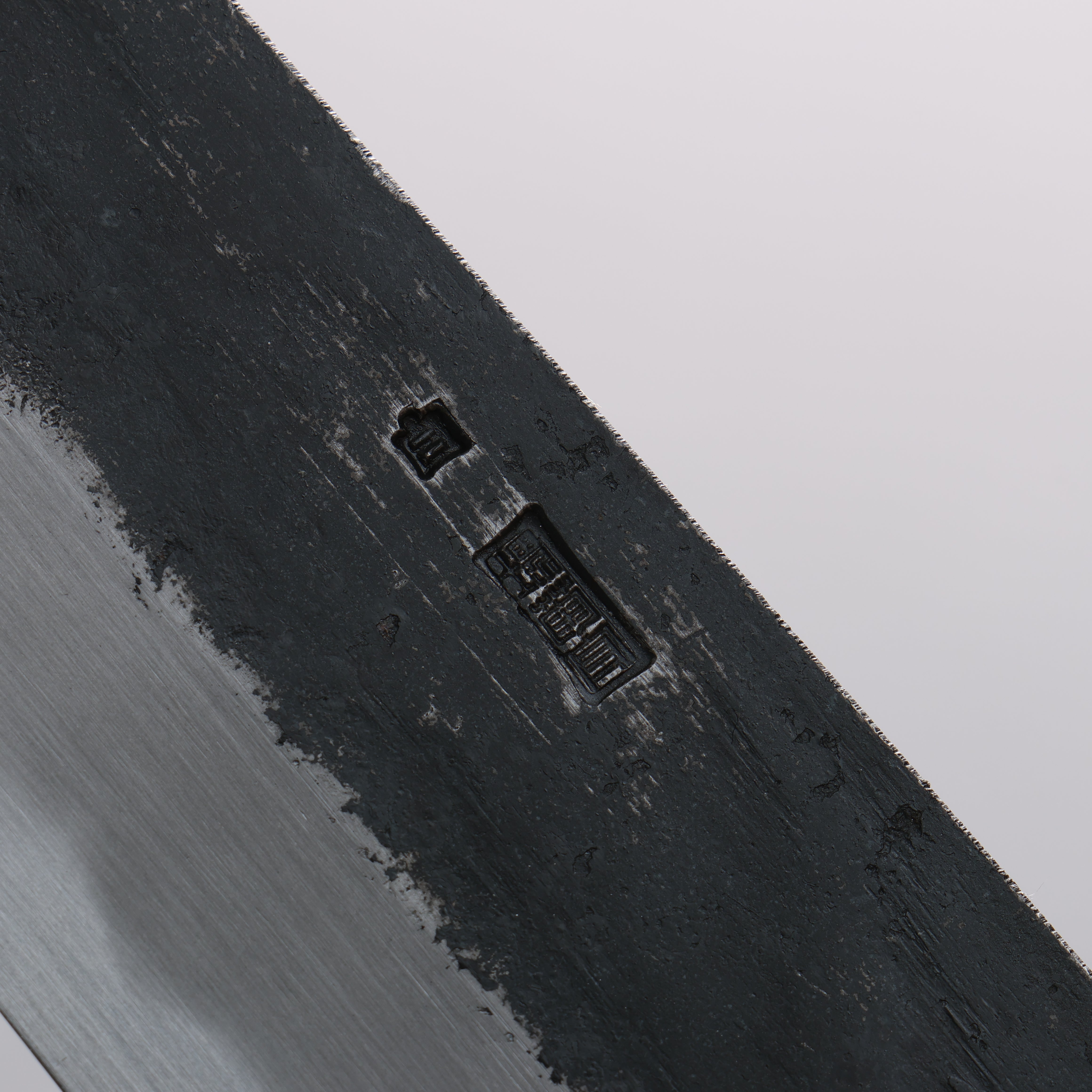 Kikuzuki White Steel No.2 Black Finished Kiritsuke Gyuto 210mm with Magnolia Handle - Seisuke Knife
