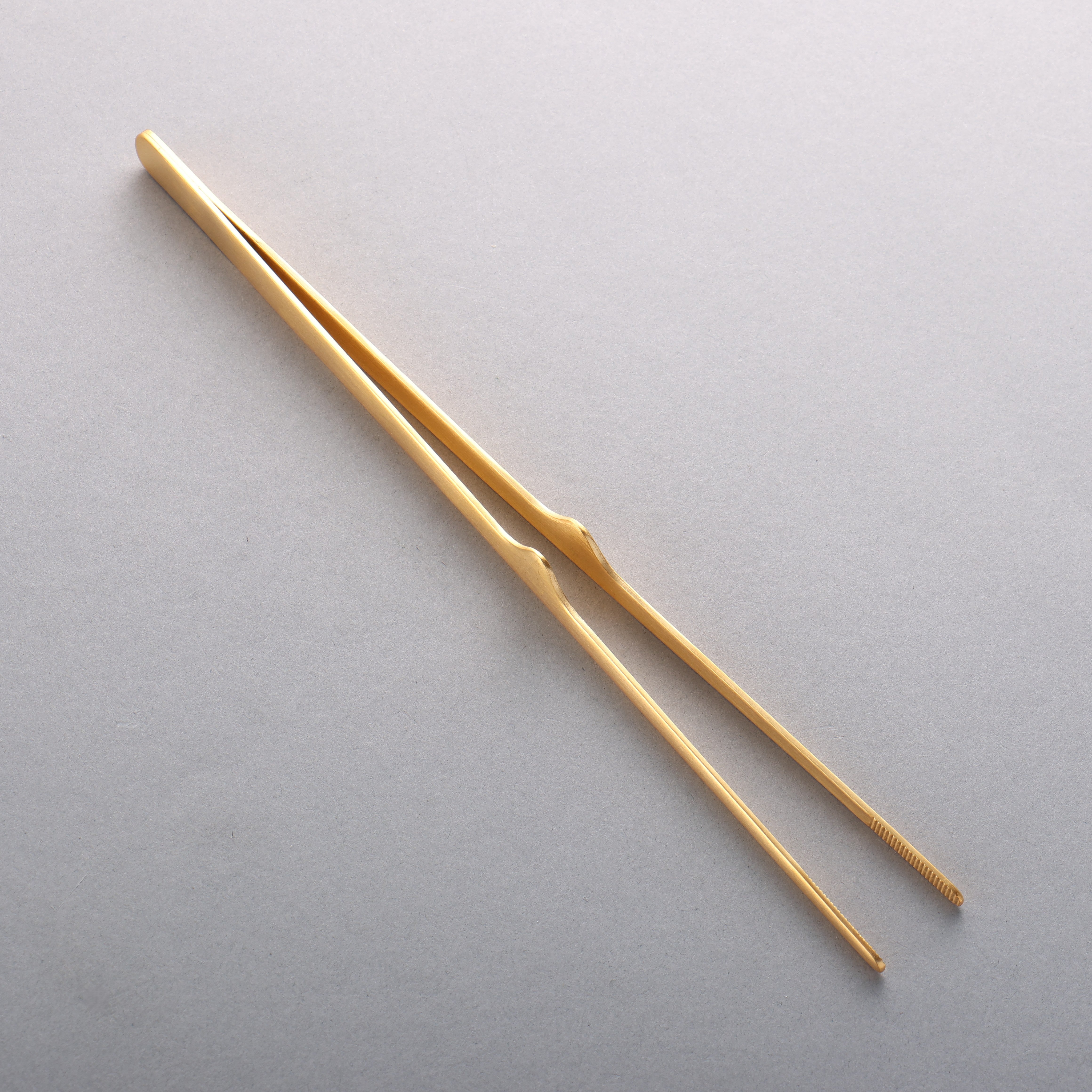 Gestura Stando Gold Metal Tongs 250mm - Seisuke Knife