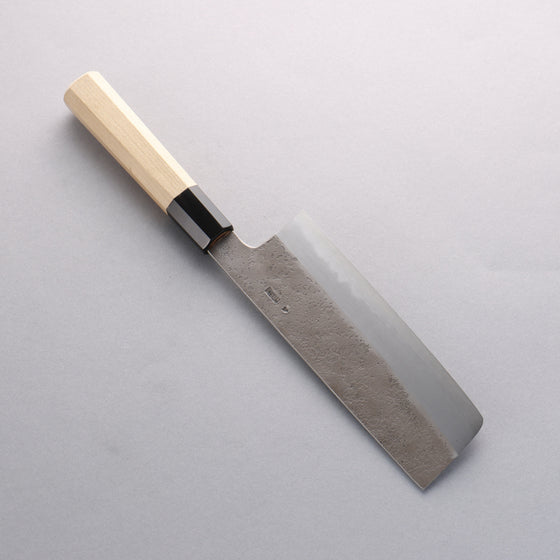 Kikuzuki White Steel No.2 Nashiji Nakiri 180mm Magnolia Handle - Seisuke Knife