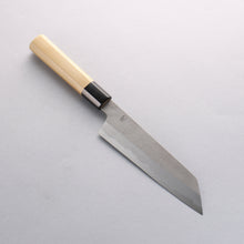  Kikuzuki White Steel No.2 Nashiji Kiritsuke Santoku 180mm Magnolia Handle - Seisuke Knife