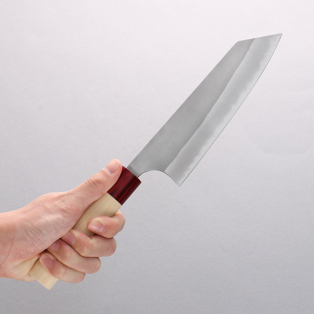  Masakage Yuki White Steel No.2 Nashiji Bunka 170mm Magnolia Handle - Seisuke Knife