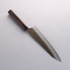 Yu Kurosaki Senko Ei Blue Super Hammered Black Finished Gyuto 210mm Ebony Wood Handle - Seisuke Knife - Slide 3