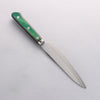 Sakai Kikumori Blue Steel No.1 Petty-Utility 150mm Green Pakka wood Handle - Seisuke Knife - Slide 7