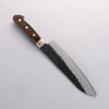 Seisuke Blue Super Black Santoku 180mm Brown Pakka wood Handle - Seisuke Knife - Slide 10