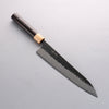 Seisuke Shitan Blue Super Hammered Kurouchi Gyuto 240mm Shitan Handle - Seisuke Knife - Slide 10