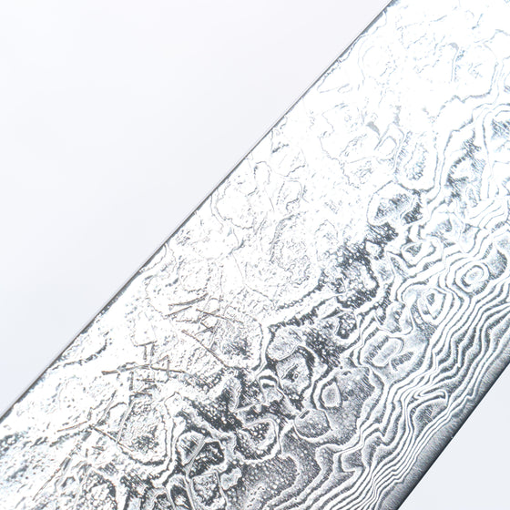 Takeshi Saji SG2 Diamond Finish Damascus Bunka 180mm Ironwood Handle - Seisuke Knife