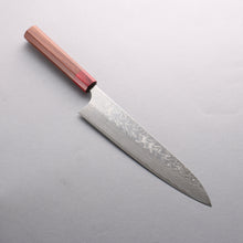  Yoshimi Kato SG2 Damascus Migaki Finished Gyuto 240mm Honduras (ferrule: Red Pakka wood) Handle - Seisuke Knife