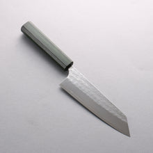  Yoshimi Kato Minamo SG2 Hammered Bunka 170mm Oak (Green laquered) Handle - Seisuke Knife