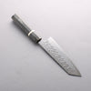 Yoshimi Kato SG2 Hammered (V) Bunka 170mm Gray Stablilized Wood (White Ring) Handle - Seisuke Knife - Slide 2