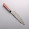 Yoshimi Kato SG2 Black Damascus Kiritsuke Gyuto 210mm Padoauk(Turquoise Ring) Handle - Seisuke Knife - Slide 2