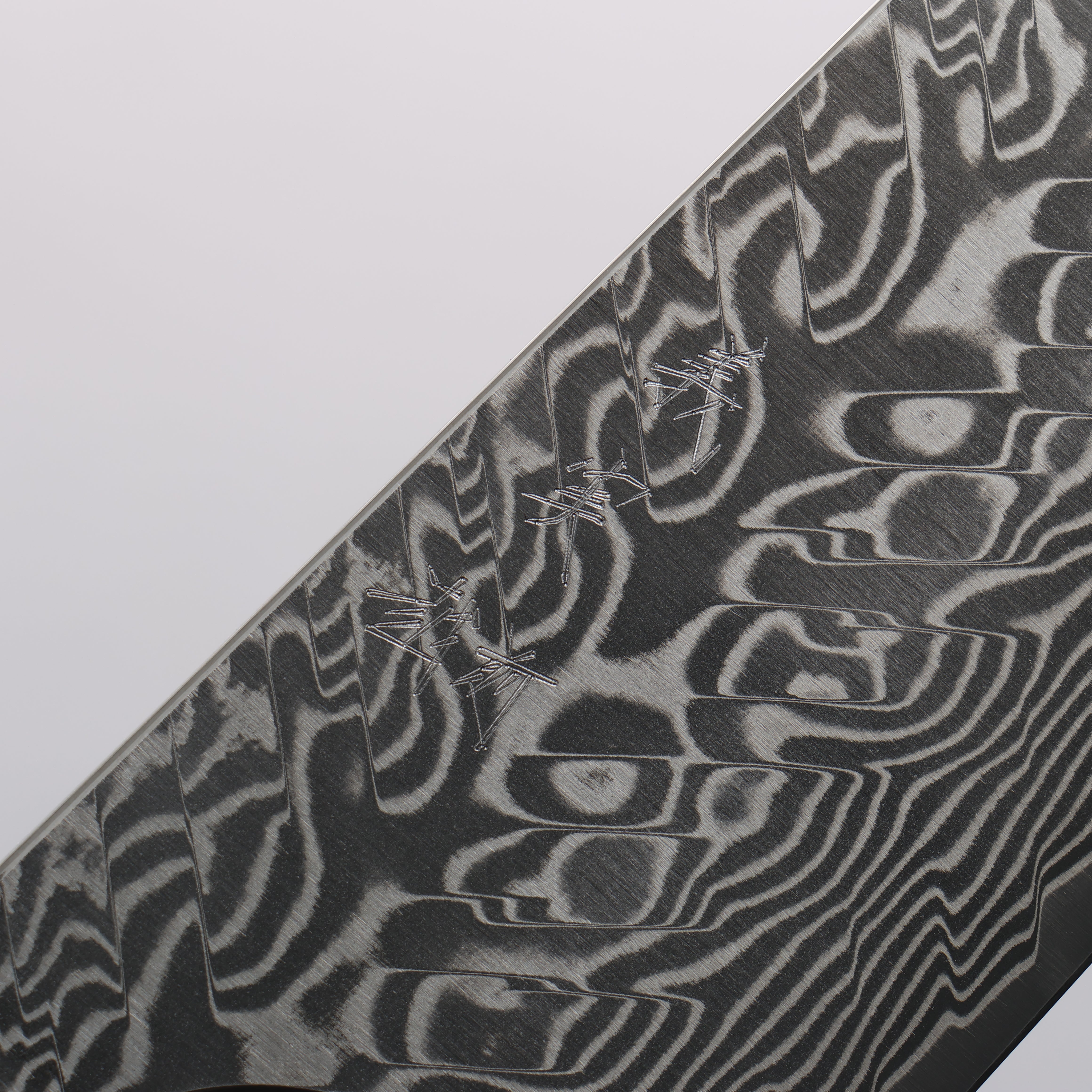 Yoshimi Kato SG2 Black Damascus Kiritsuke Gyuto 210mm Padoauk(Turquoise Ring) Handle - Seisuke Knife