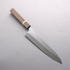 Yoshimi Kato Minamo SG2 Hammered Gyuto 240mm Sandalwood with White Ring Handle - Seisuke Knife - Slide 1