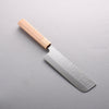 Makoto Kurosaki SG2 Hammered(Maru) Nakiri 165mm Cherry Tree Handle - Seisuke Knife - Slide 1