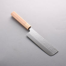  Makoto Kurosaki SG2 Hammered(Maru) Nakiri 165mm Cherry Tree Handle - Seisuke Knife