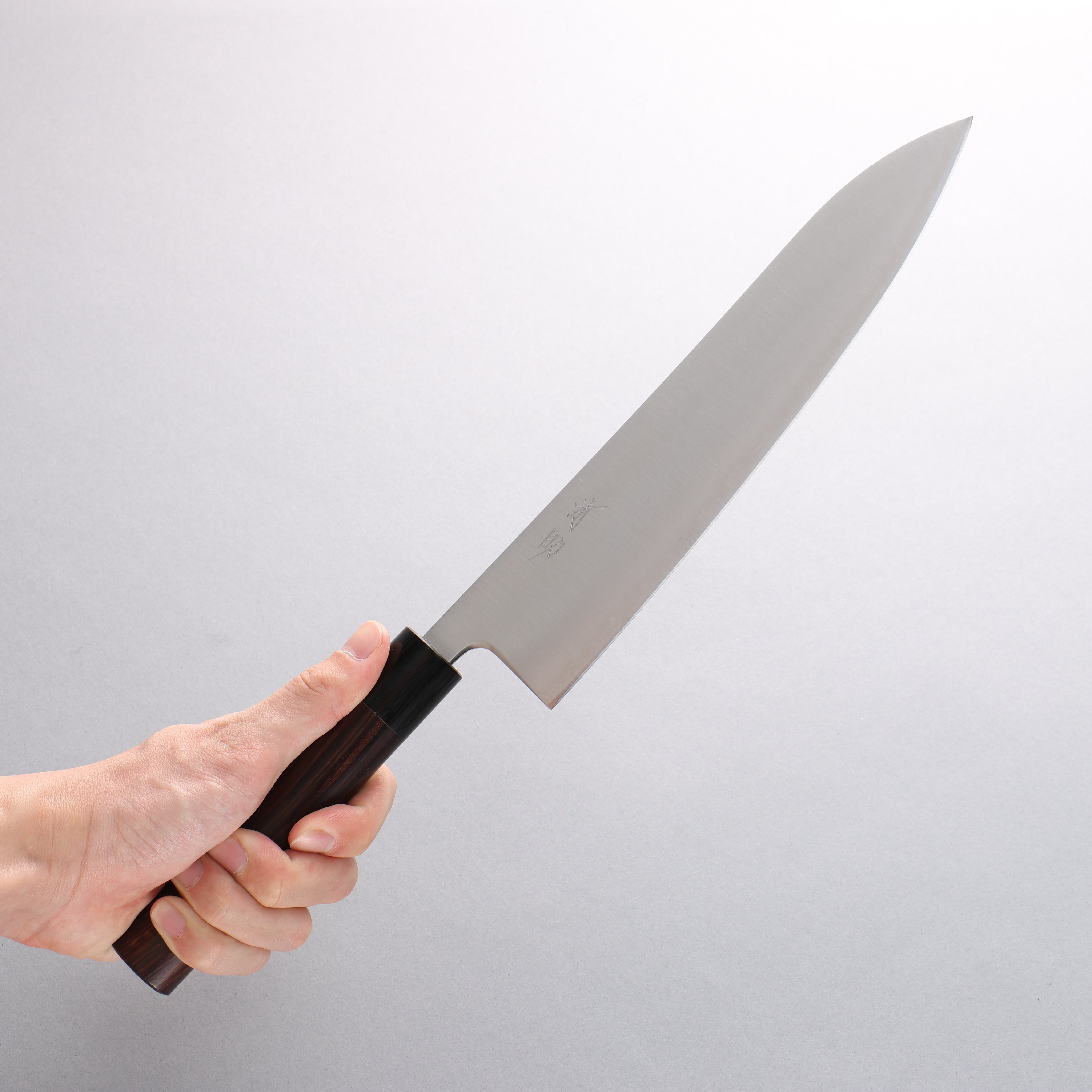 Seisuke Blue Super Gyuto 240mm Shitan Handle - Seisuke Knife