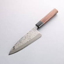  [Left Handed] Hideo Kitaoka White Steel No.2 Damascus Deba Japanese Chef Knife 180mm - Seisuke Knife