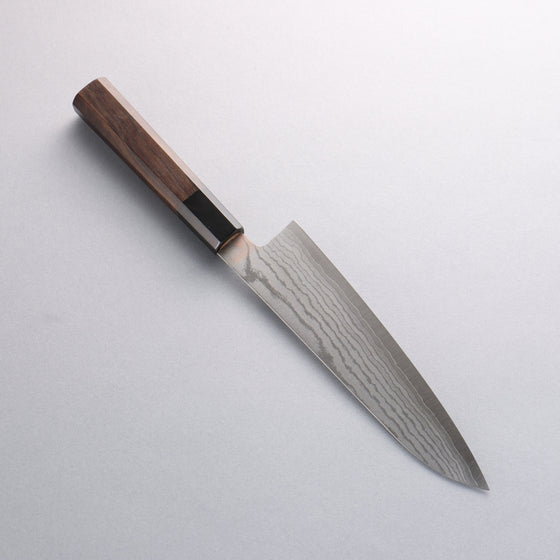 Shigeki Tanaka VG10 17 Layer Damascus Gyuto 180mm Walnut Handle - Seisuke Knife