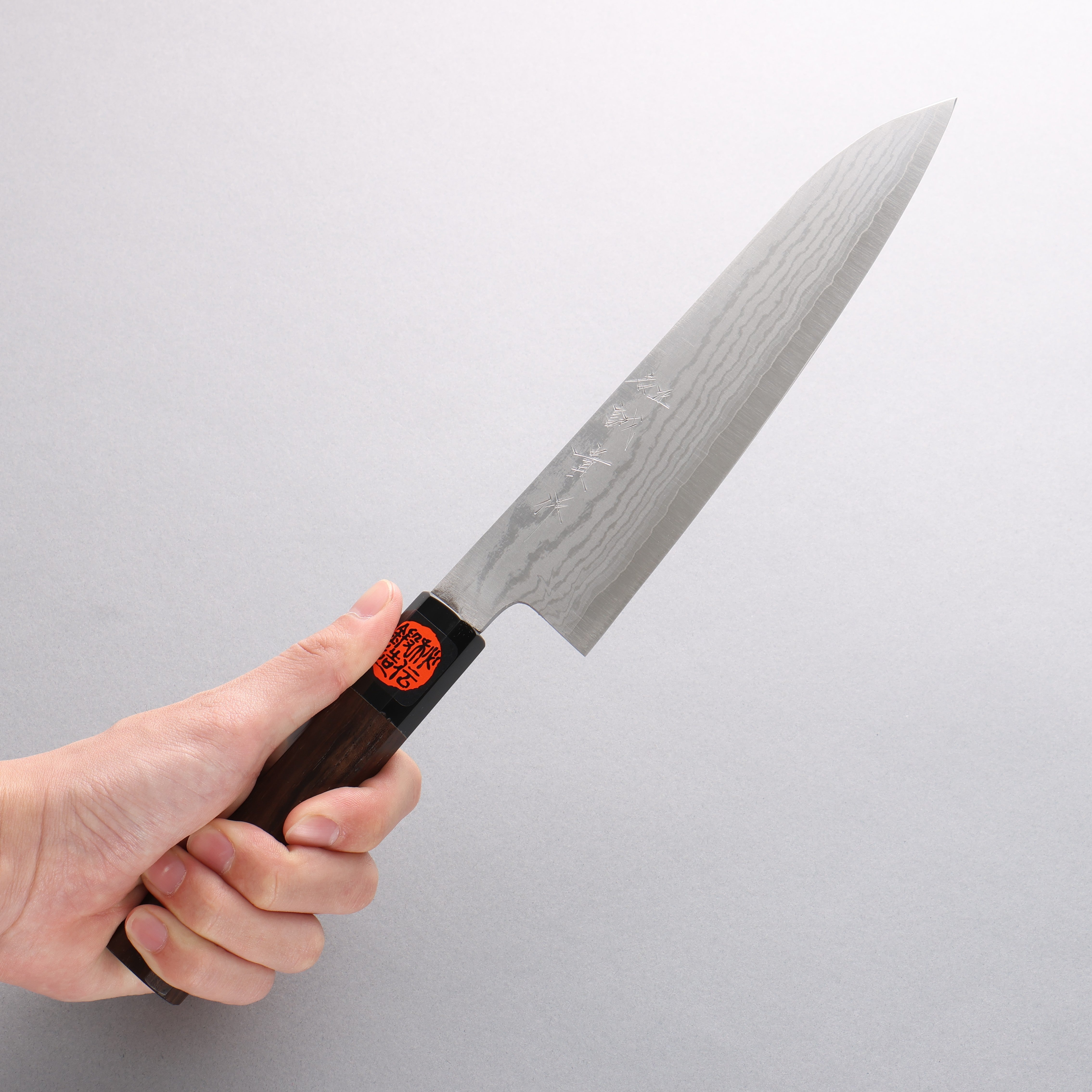 Shigeki Tanaka VG10 17 Layer Damascus Gyuto 180mm Walnut Handle - Seisuke Knife