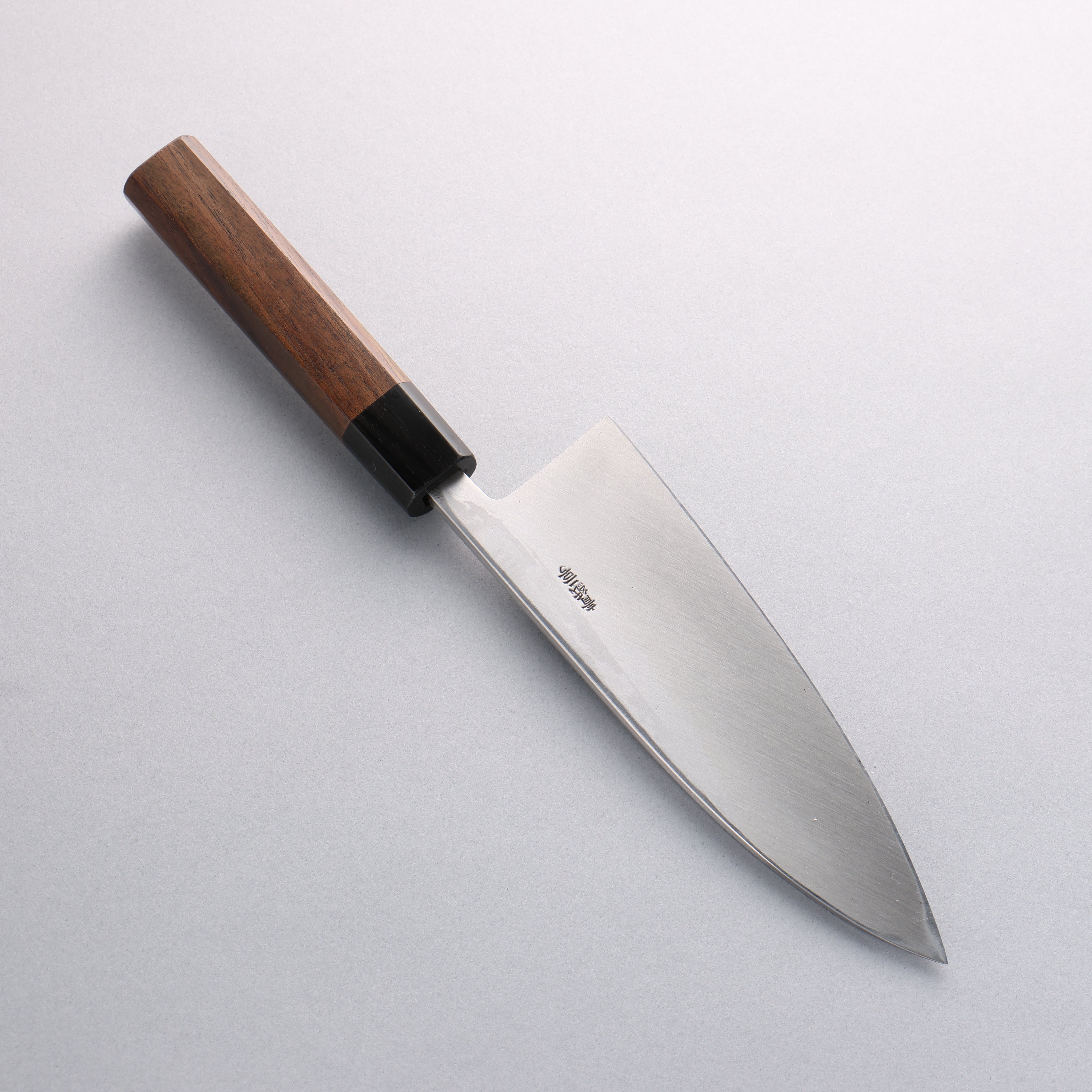 Hideo Kitaoka Blue Steel No.2 Damascus Deba Japanese Chef Knife 180mm