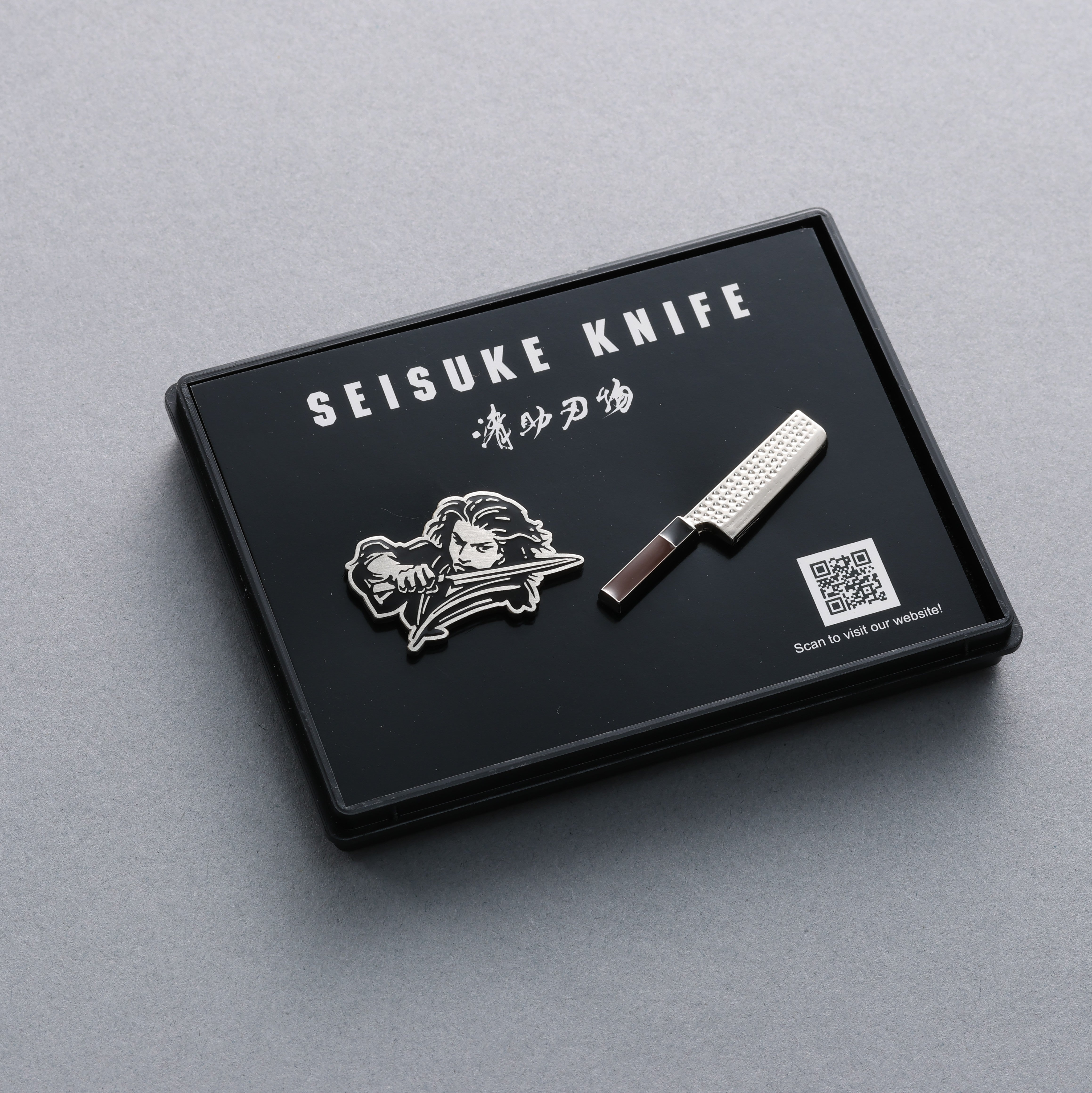 Seisuke x Anryu Knife Enameled Pin Set - Seisuke Knife