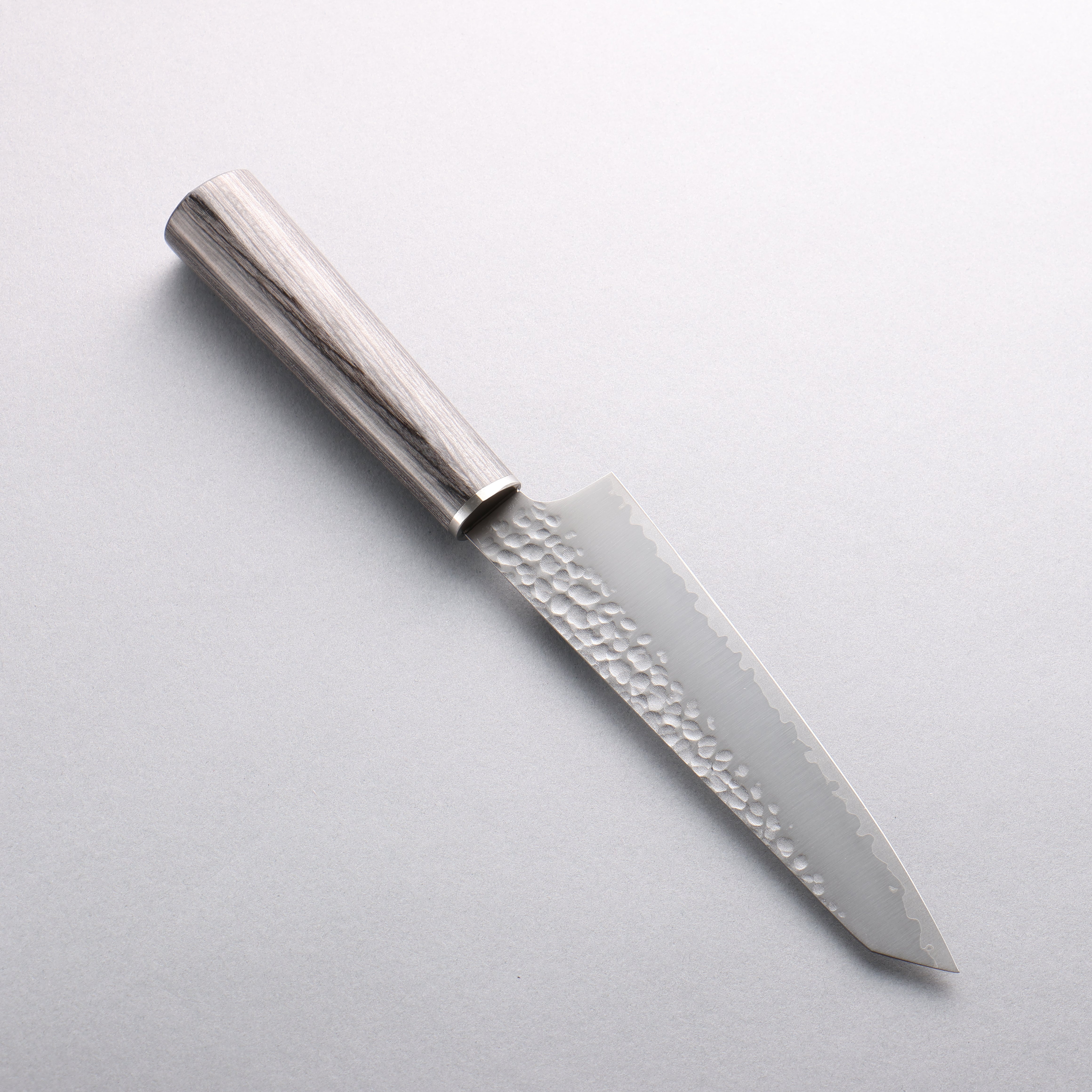 Seisuke VG10 Hammered Kiritsuke Petty-Utility 150mm Charcoal Gray Pakkawood Handle - Seisuke Knife