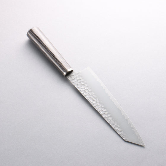 Seisuke VG10 Hammered Kiritsuke Gyuto 180mm Charcoal Gray Pakka wood Handle - Seisuke Knife