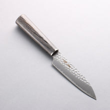  Seisuke VG10 Hammered Petty-Utility 120mm Charcoal Gray Pakka wood Handle - Seisuke Knife