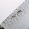 Seisuke VG10 Hammered Gyuto 200mm Charcoal Gray Pakka wood Handle - Seisuke Knife - Slide 3