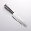 Seisuke VG10 Hammered Santoku 165mm Charcoal Gray Pakkawood Handle - Seisuke Knife - Slide 1