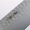 Seisuke VG10 Hammered Gyuto 180mm Charcoal Gray Pakka wood Handle - Seisuke Knife - Slide 3