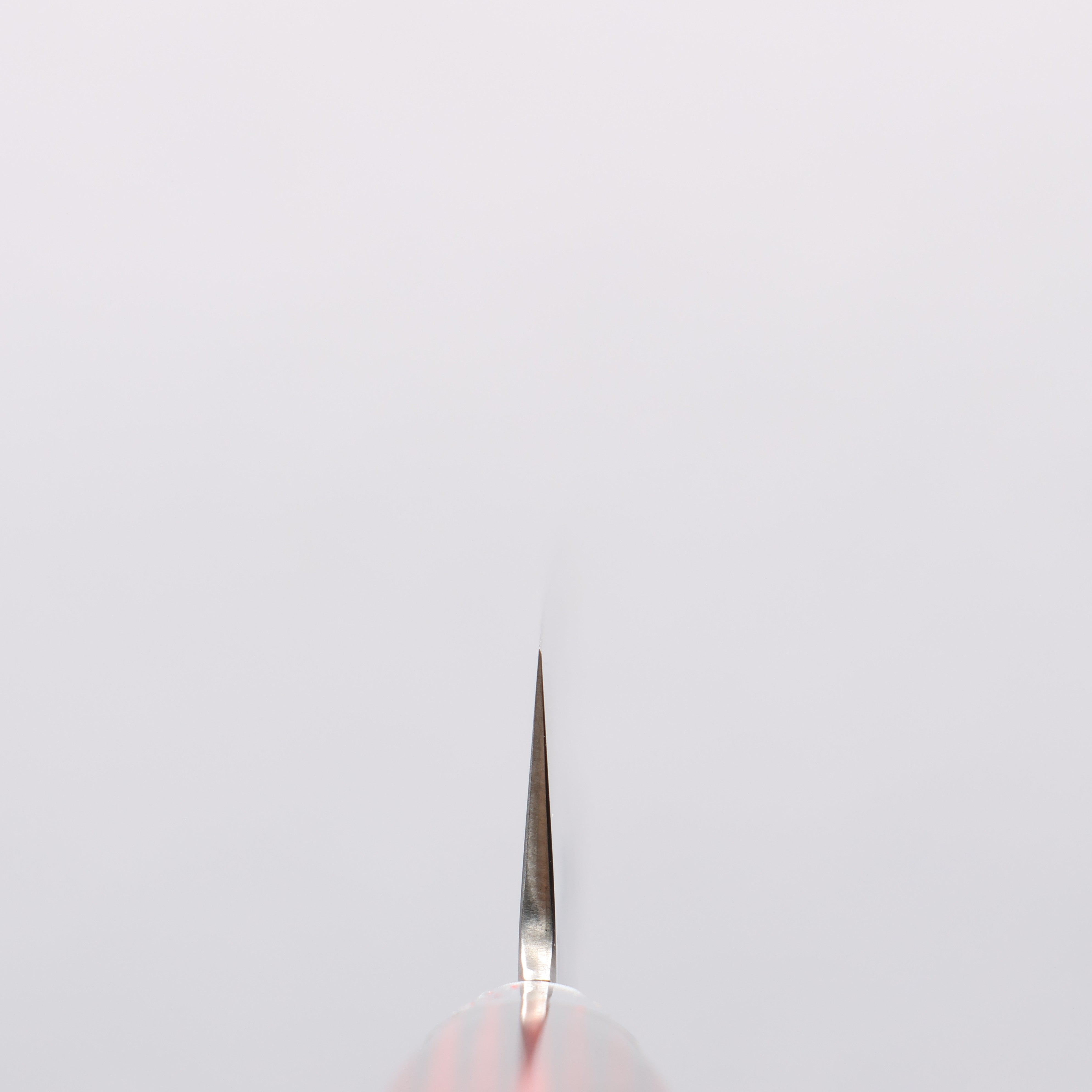 Yoshimi Kato Blue Super Nashiji Hammered(Maru) Petty-Utility 120mm Red and Black Pakka wood Handle - Seisuke Knife