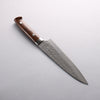 Takeshi Saji VG10 Hammered Damascus Cross Gyuto 180mm Ironwood Handle - Seisuke Knife - Slide 2