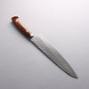 Takeshi Saji VG10 Hammered Damascus Cross Gyuto 240mm Ironwood Handle - Seisuke Knife - Slide 2